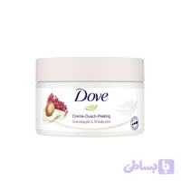 اسکراب کرمی بدن داو مدل انار و شی باتر (Dove Pomegranate & Shea Butter Body Scrub)