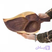 اردو خوری چوبی برگ پهن کهن پیکره