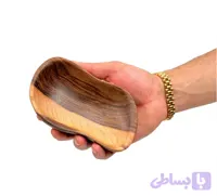 پیاله چوبی بادام کهن پیکره
