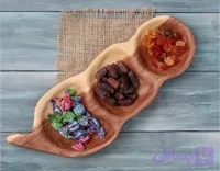اردو خوری چوبی سه خانه برند کهن پیکره