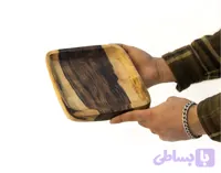 پیش دستی چوبی مربع کهن پیکره