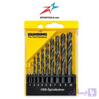 جعبه مته آهن 10 عددی گورینگ آلمان