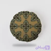 کوسن گرد، همراه با بالشتک، مخمل ضخیم، کد: C70-11