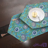 رانر مخمل، لب مثلثی، آسترکشی و قیطان دوزی، کد: R170-84
