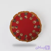 کوسن گرد، همراه با بالشتک، مخمل ضخیم، کد: C70-19