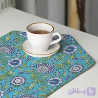 رومیزی عسلی، 6 گوشه، مخمل ضخیم، کد TA40-84