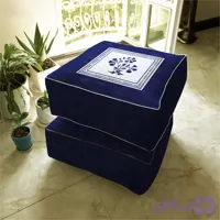 نشیمن مکعب، مخمل، بالشتک داخلی الیاف ویسکوز، کد: CU50-12، ( قیمت برای 1 عدد )