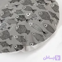 کوسن گرد، همراه با بالشتک، مخمل ضخیم، کد: C70-03