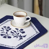 رومیزی عسلی، 6 گوشه، مخمل ضخیم، کد TA40-12