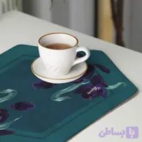 رومیزی عسلی، 6 گوشه، مخمل ضخیم، کد TA40-80