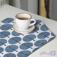رومیزی عسلی، 6 گوشه، مخمل ضخیم، کد TA40-86