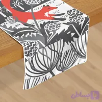رانر مخمل، مستطیل، آسترکشی و قیطان دوزی، کد: R135-74