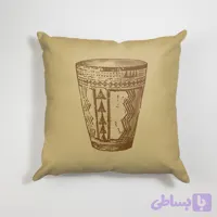 کوسن مربع، مخمل ضخیم، کد: C45-16/2