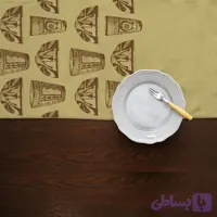 رانر مخمل، مستطیل، آسترکشی و قیطان دوزی، کد: R135-16
