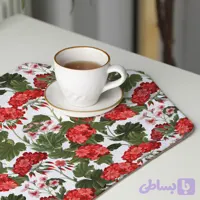 رومیزی عسلی، 6 گوشه، مخمل ضخیم، کد TA40-87
