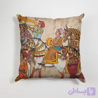 کوسن مربع، مخمل ضخیم، کد: C45-07