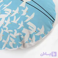 کوسن گرد، همراه با بالشتک، مخمل ضخیم، کد: C70-08