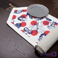 رانر مخمل، لب مثلثی، آسترکشی و قیطان دوزی، کد: R170-20