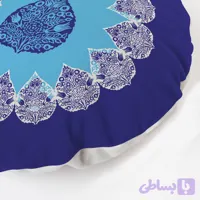 کوسن گرد، همراه با بالشتک، مخمل ضخیم، کد: C70-10