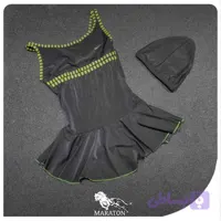 ست مایو زنانه دامن‌دار فسفری – سایزهای ۴۲ و ۵۲ کد050