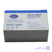 باتری 12 ولت 7.2 آمپر ساعت ایبیزا ibiza مدل 12V7.2AH ساخت ویتنام