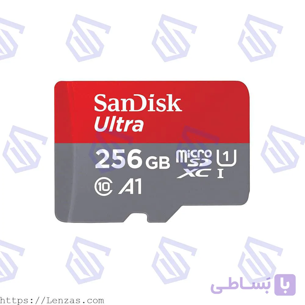 کارت حافظه microSDXC سن دیسک مدل Ultra کلاس 10 استاندارد UHS-I U1 سرعت 100MBps ظرفیت 256 گیگابایت
