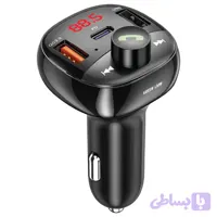 شارژر فندکی Green Lion Flux Drive FM Transmitter با Bluetooth 5.3 و PD 30W