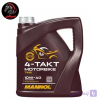 روغن موتورسیکلت مانول 10W40 یک لیتری | MANNOL
