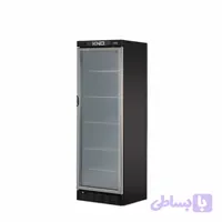 یخچال ایستاده 60 سانتی کینو بدنه مشکی درب شامپاینی