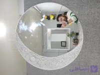 آینه دیواری فانتزی طرح ماه