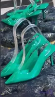 کفش طلقی سبز پاستیلی