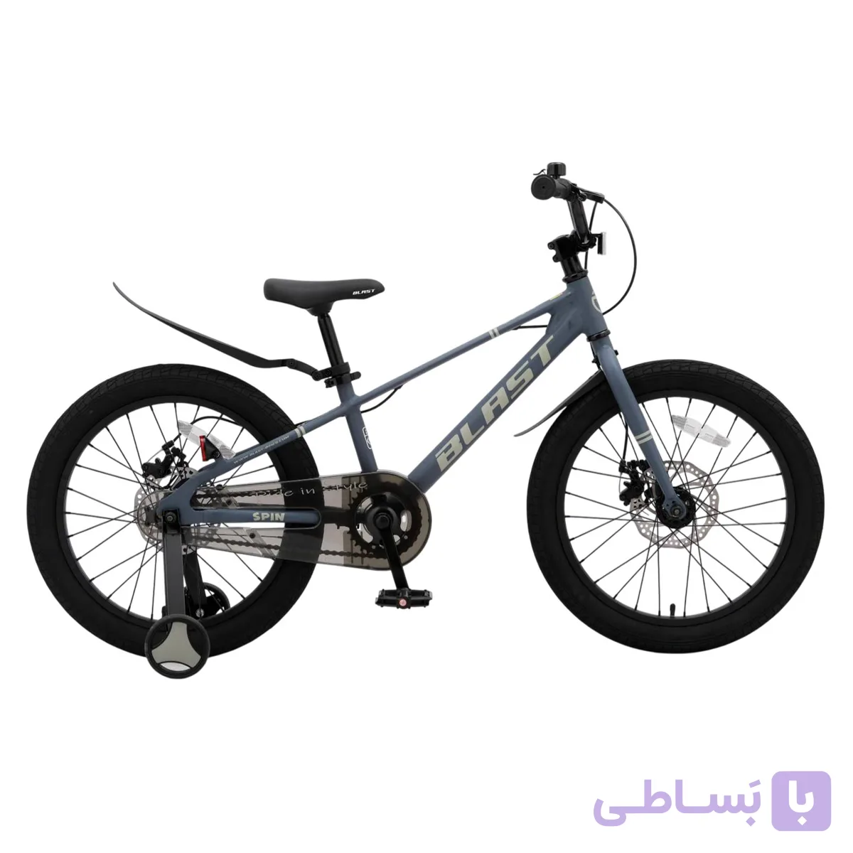 دوچرخه بلست سایز 20 مدل SPIN طوسی