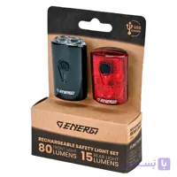 ست چراغ جلو و عقب دوچرخه انرژی مدل ENERGI CG-211 WR