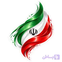برچسب پرچم ایران کد sticker-37