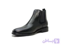 نیم بوت مردانه چلسی دو ور کش چرم طبیعی si210 (کد QPRUN)