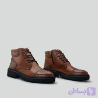 نیم بوت مردانه چرم طبیعی si232 (کد Q301R)