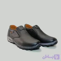 کفش روزمره مردانه طبی تمام چرم طبیعی آرگونومیک