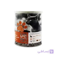 کنسرو گربه یو اس پت طعم مرغ و کدو تنبل و سنبل الطیب 800 گرمی