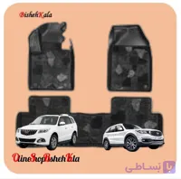 کفپوش مشکی سه بعدی لاکچری خودرو هایما S8 کد(7)