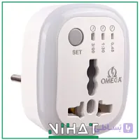 مبدل برق تایمر دار امگا مدل M100