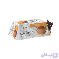 دسر‌کاسه ای گربه گورمت موس طعم مرغ (۲ عددی)