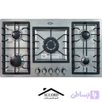 اجاق گاز رومیزی آکورد ۵ شعله استیل 5027N