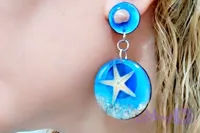 گوشواره رزینی دریا