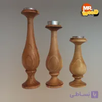جاشمعی چوبی جدید مدل چوب گردو