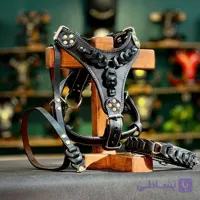 ست قلاده تکسچر اورکراس مشکی