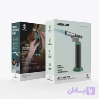 فندک اتمی ضد باد گرین لاین Green Lion Jet Flame Pro GNJTFLMPROLBK