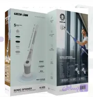اسکرابر برقی ۵ کاره گرین لاین سونیک اسپینر با نمایشگر دیجیتال مدل Green Lion Sonic Spinner 5-in-1 Electric Spin Scrubber