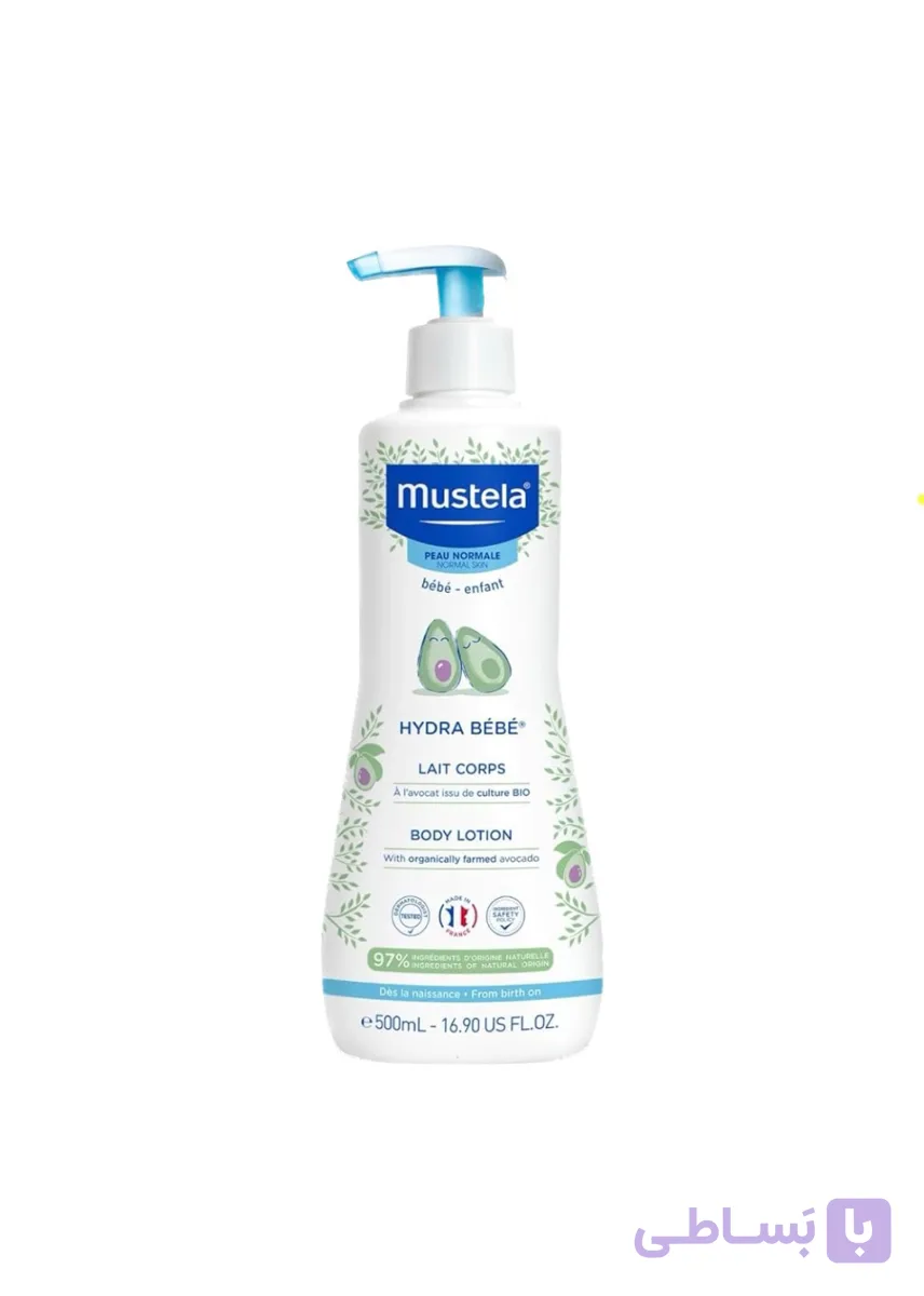 لوسیون بدن هیدرا ب ب Mustela ماستلا 500 میل