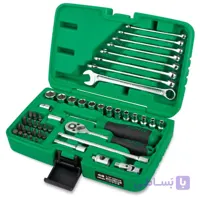 مجموعه آچار و جعبه بکس 49 پارچه 1/4 تاپتول تایوان مدل12پر شناسه محصول: GCAI4901