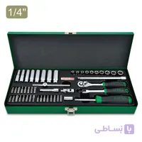 جعبه بکس 6 پر 1/4 و بیت 50 پارچه تاپتول تایوان شناسه محصول: GCAD5005